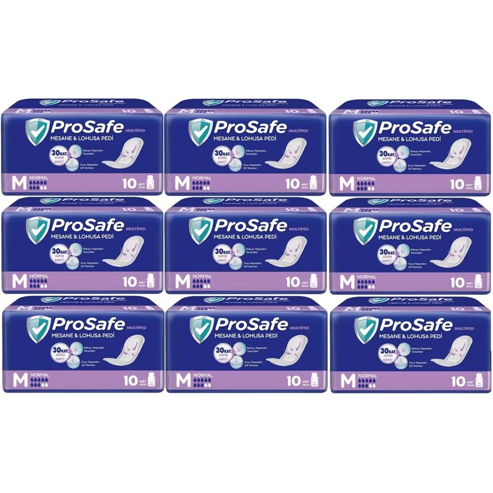 Prosafe Mesane & Lohusa Pedi M-Orta Normal 90 Adet (9PK*10)