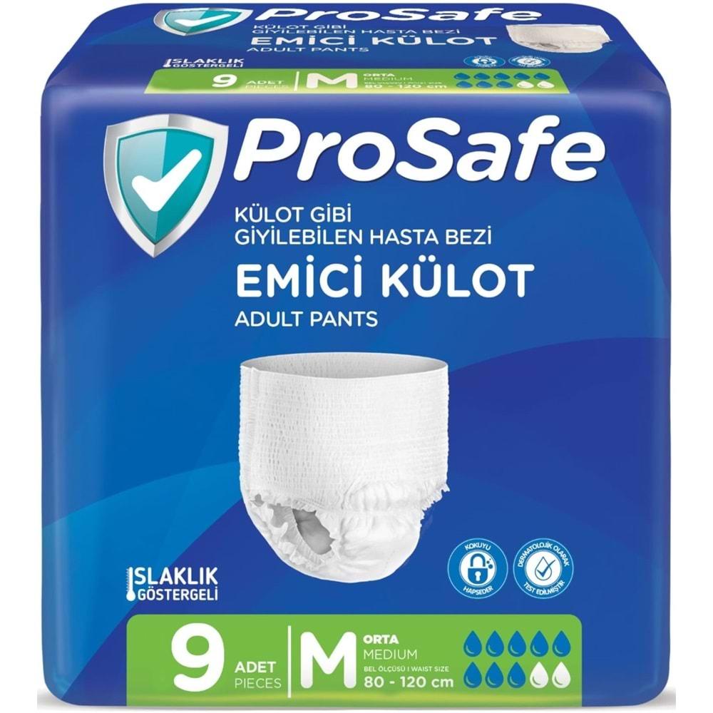 Prosafe Emici Külot Hasta Bezi Orta-Medium 18 Adet (2PK*9)