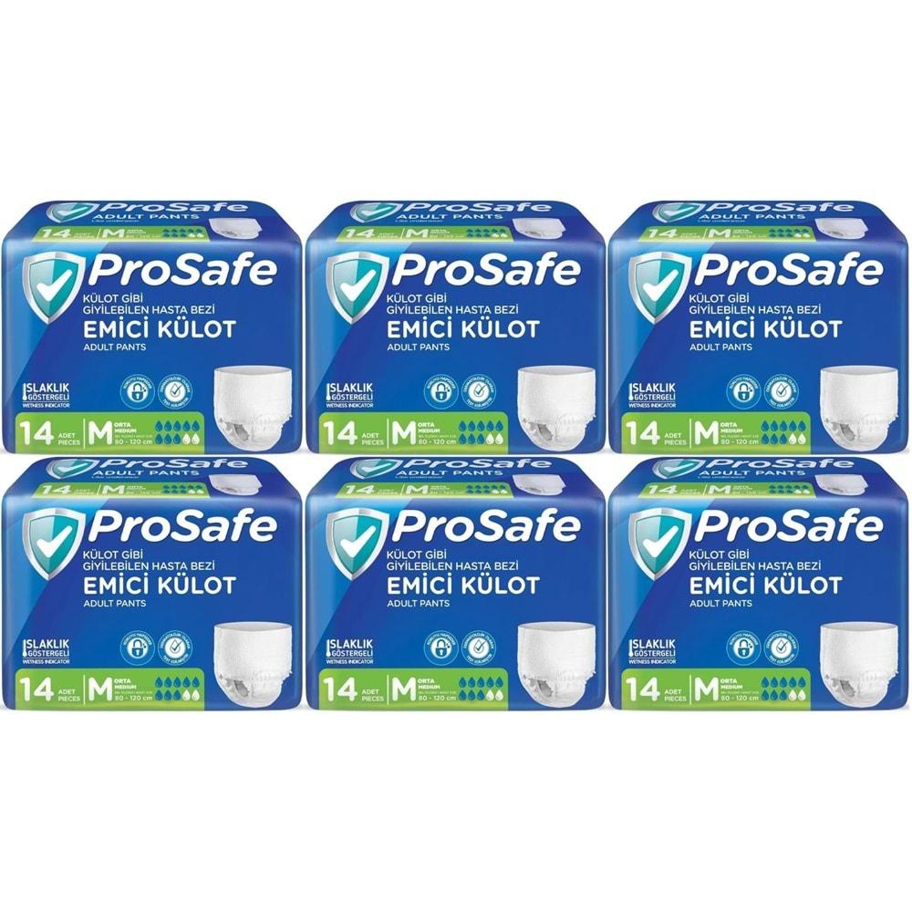 Prosafe Emici Külot Hasta Bezi M - Orta - Medium 84 Adet (6PK*14)