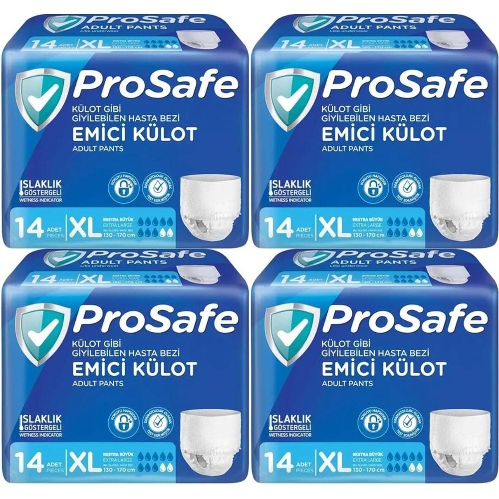 Prosafe Emici Külot Hasta Bezi XL - Ekstra Büyük - Extra Large 56 Adet (4PK*14)