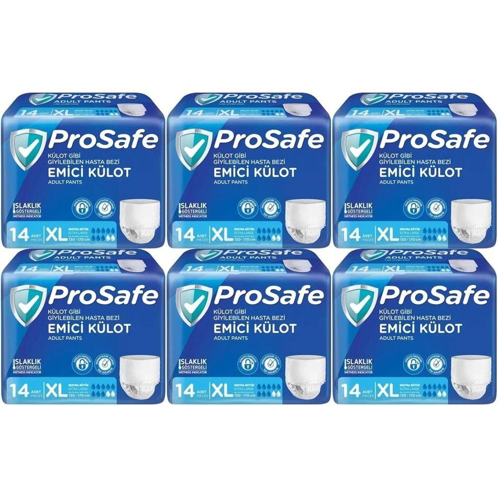Prosafe Emici Külot Hasta Bezi XL - Ekstra Büyük - Extra Large 84 Adet (6PK*14)