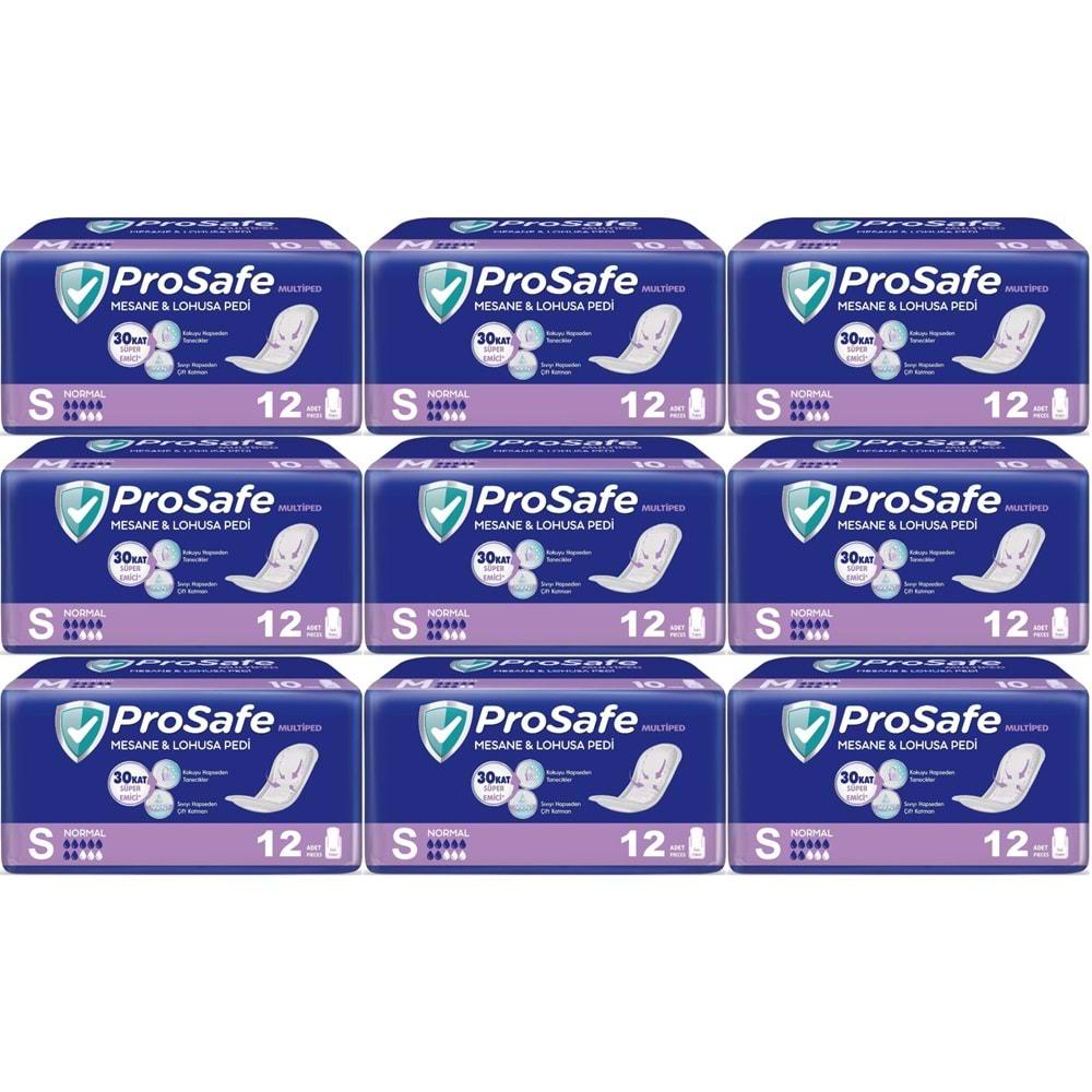 Prosafe Mesane & Lohusa Pedi S - Küçük - Small Normal 108 Adet (9PK*12)