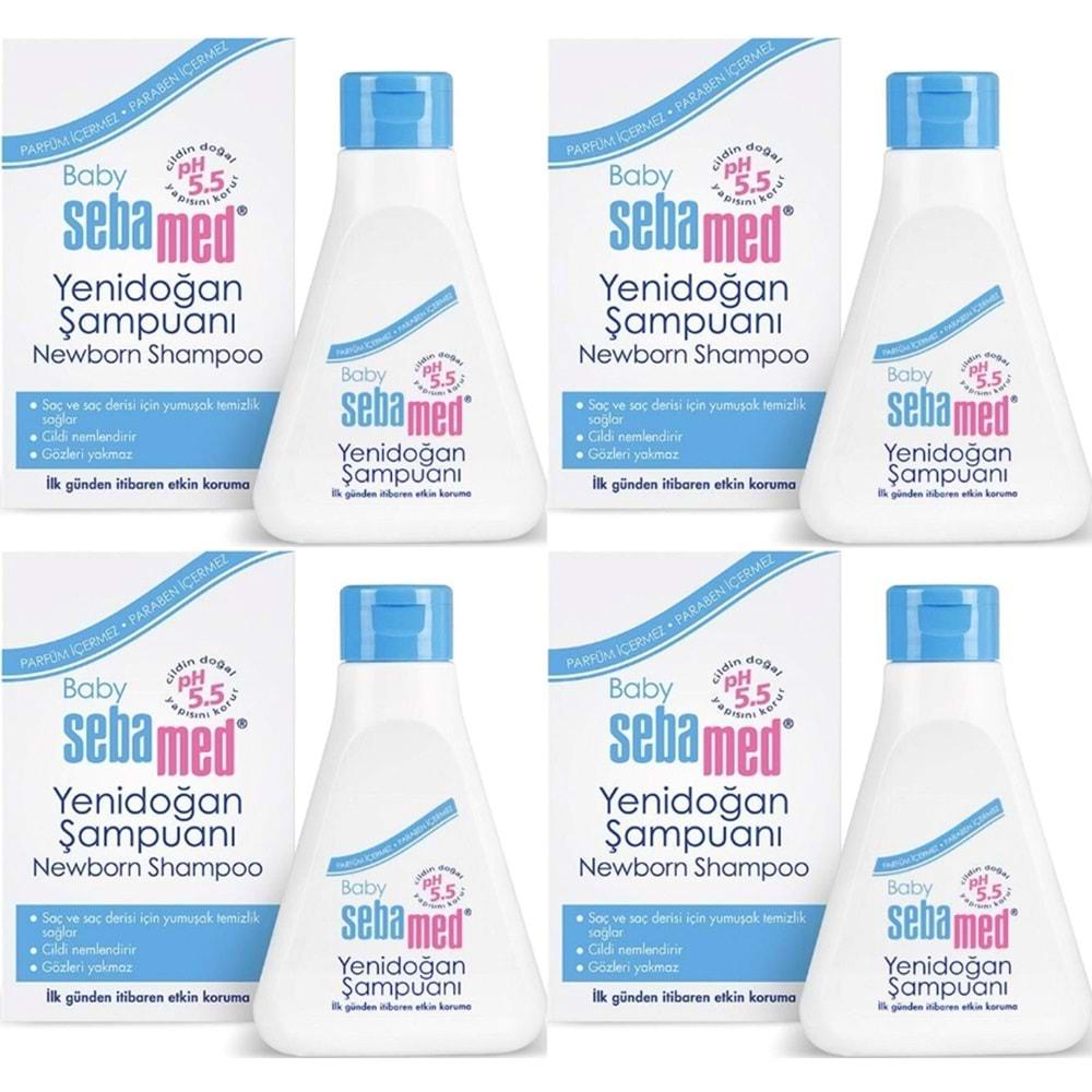 Sebamed Bebek Şampuanı 250ML Yeni Doğan (4 Lü Set)