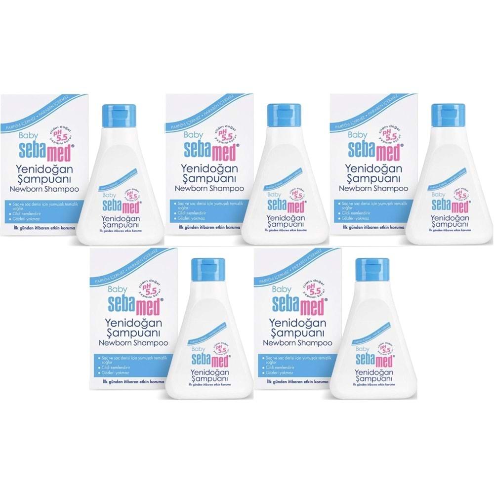 Sebamed Bebek Şampuanı 250ML Yeni Doğan (5 Li Set)