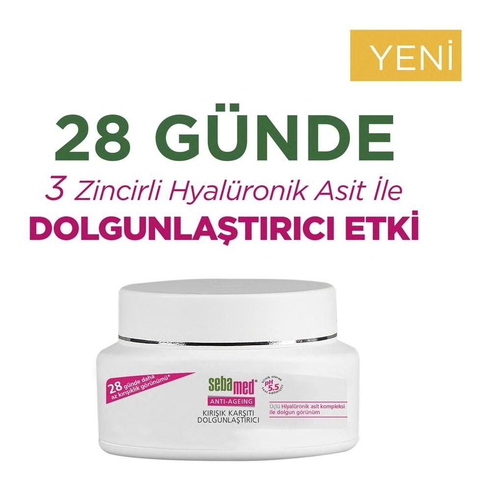 Sebamed Kırışık Karşıtı Dolgunlaştırıcı Antı-Ageıng Krem 50ML (3 Lü Set)