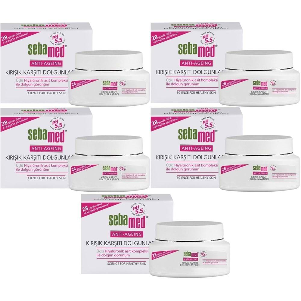 Sebamed Kırışık Karşıtı Dolgunlaştırıcı Antı-Ageıng Krem 50ML (5 Li Set)