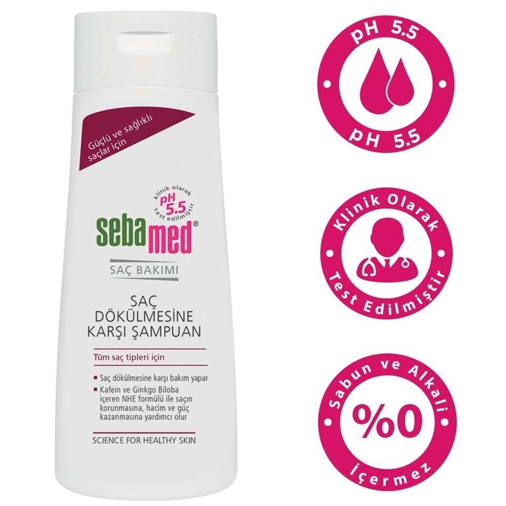 Sebamed Şampuan 400ML Saç Dökülmesine Karşı (Tüm Saç Tipleri için) (4 Lü Set)