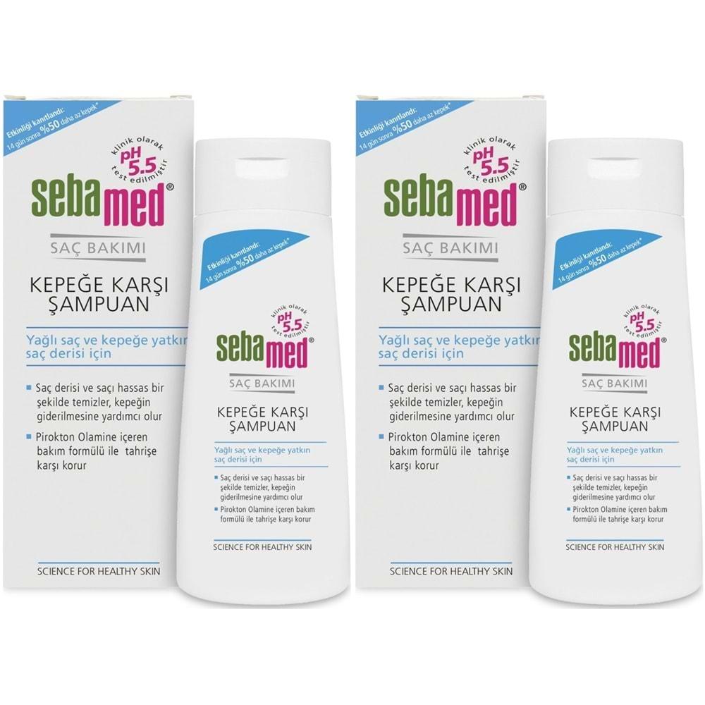 Sebamed Şampuan 200ML Kepeğe Karşı (Yağlı ve Kepeğe yatkın saç derisi İçin) (2 Li Set)