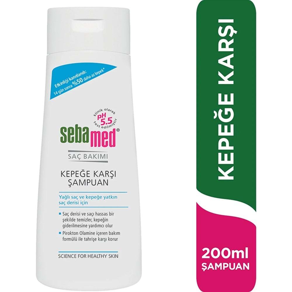 Sebamed Şampuan 200ML Kepeğe Karşı (Yağlı ve Kepeğe yatkın saç derisi İçin) (2 Li Set)