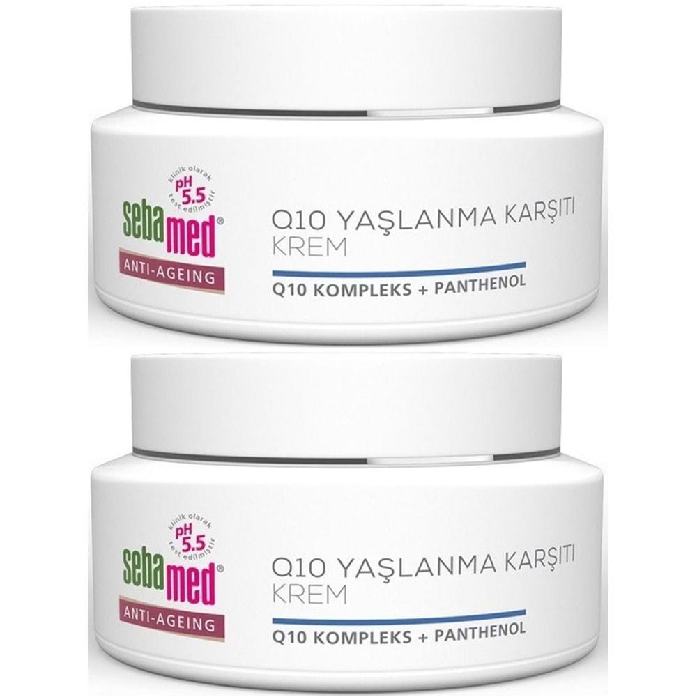 Sebamed Q10 Yaşlanma ve Kırışıklık Karşıtı Koruyucu Anti-Age Krem 50ML (2 Li Set)