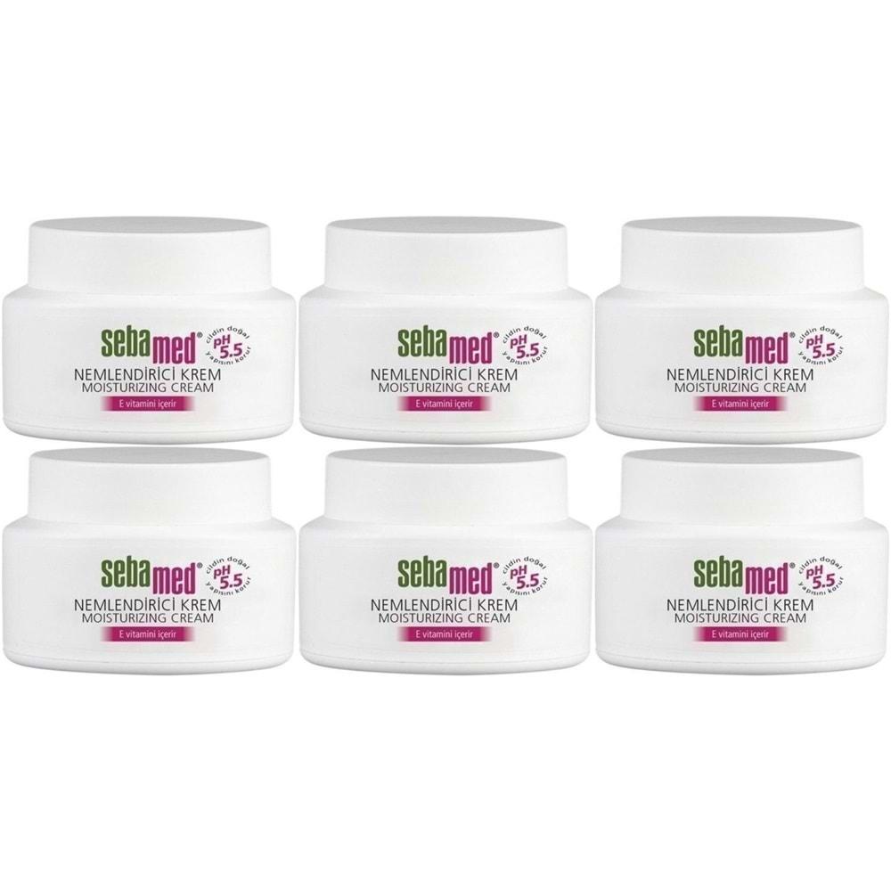 Sebamed Nemlendirici Cilt Bakım Kremi 75ML Günlük Bakım (Yüz - Boyun - Vücut) (6 Lı Set)