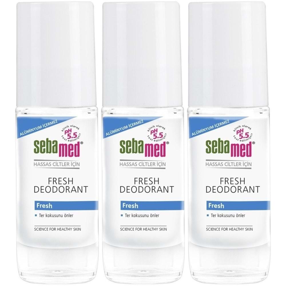 Sebamed Roll-On 50ML Fresh (3 Lü Set)