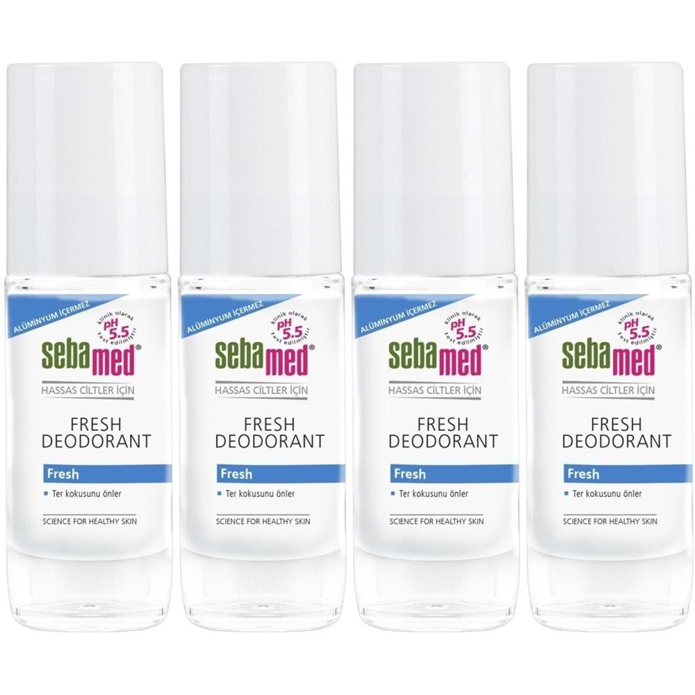 Sebamed Roll-On 50ML Fresh (4 Lü Set)