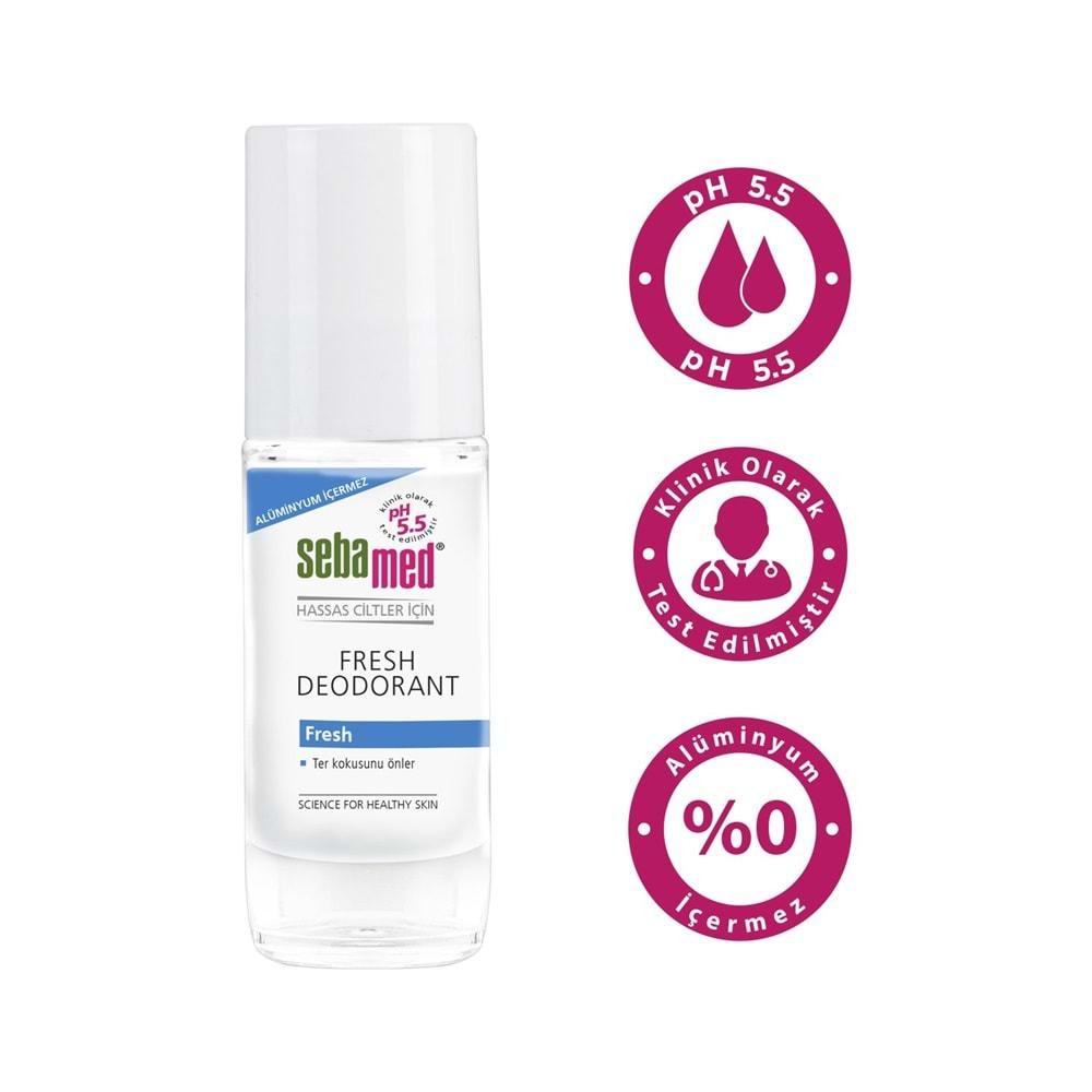 Sebamed Roll-On 50ML Fresh (4 Lü Set)
