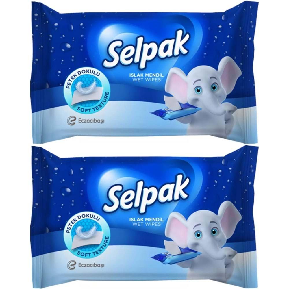 Selpak Islak Cep Mendil 10 Yaprak Klasik (2 Li Set)