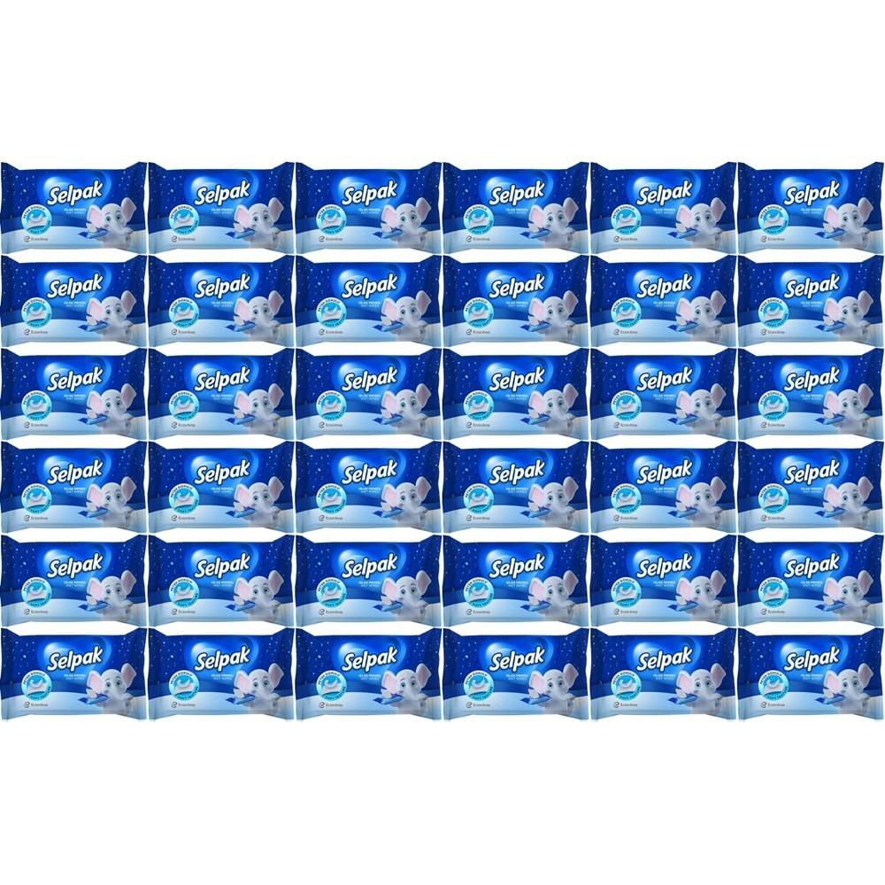 Selpak Islak Cep Mendil 10 Yaprak Klasik (36 Lı Set)