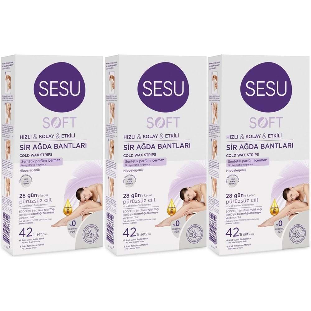 Sesu Sir Ağda Bandı 42 Li Pk Soft (3 Lü Set)