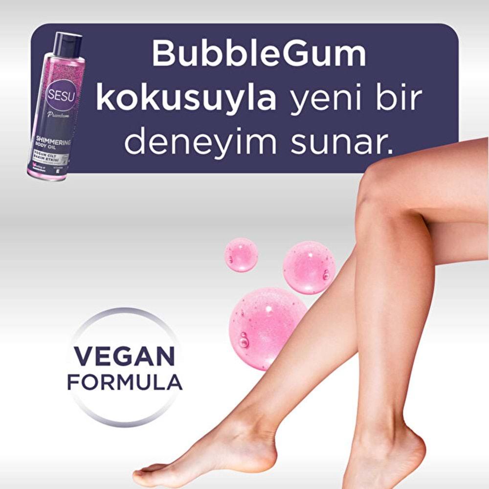 Sesu Simli Cilt Bakım Yağı 150ML (Shımmering Body Oıl) (2 Li Set)