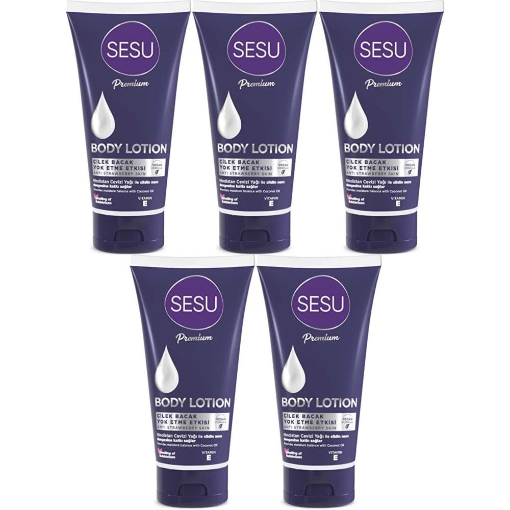 Sesu Vücut Losyonu 175ML (Body Lotıon) (5 Li Set)