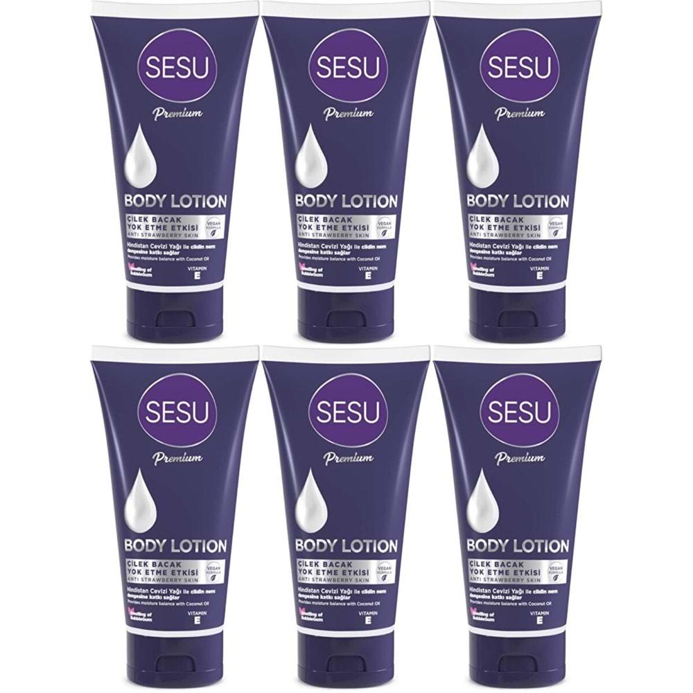 Sesu Vücut Losyonu 175ML (Body Lotıon) (6 Lı Set)