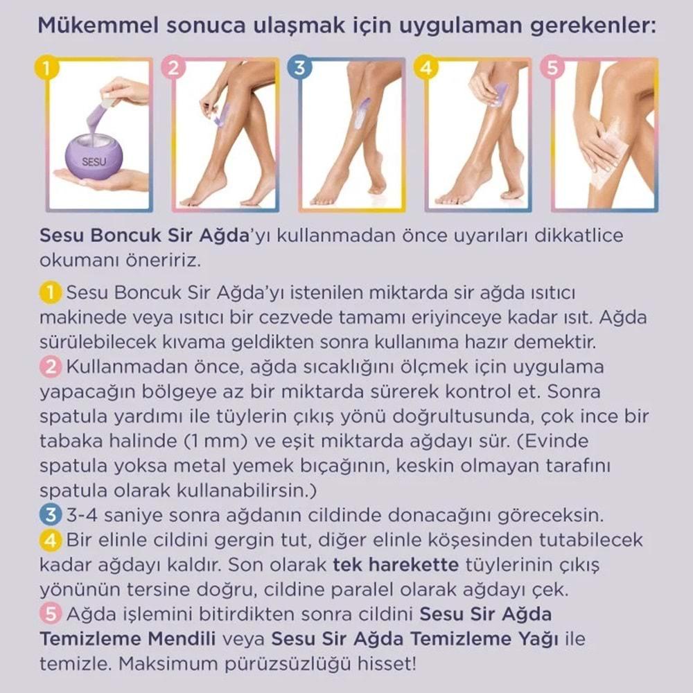 Sesu Boncuk Sir Ağda İlk Adım 250GR Hassas (4 Lü Set)