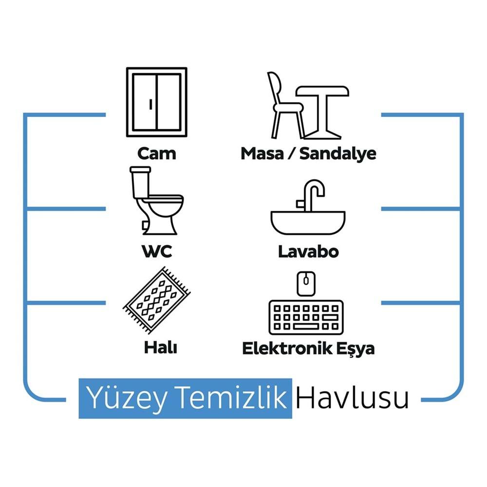 Sleepy Easy Clean Yüzey Temizlik Havlusu 100 Yaprak Çamaşır Suyu Etkili (12 Li Set) 1200 Yaprak