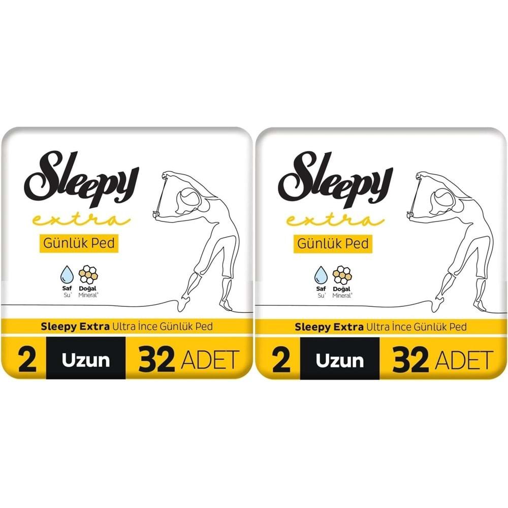 Sleepy Extra Günlük Ped Uzun 64 Adet Standart Pk (2PK*32)