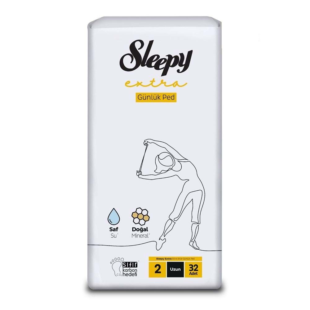 Sleepy Extra Günlük Ped Uzun 128 Adet Standart Pk (4PK*32)