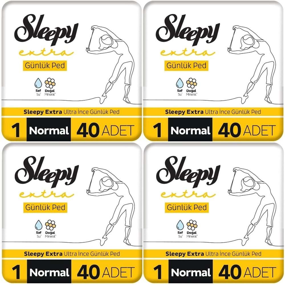 Sleepy Extra Günlük Ped Normal 160 Adet Mega Pk (4PK*40)