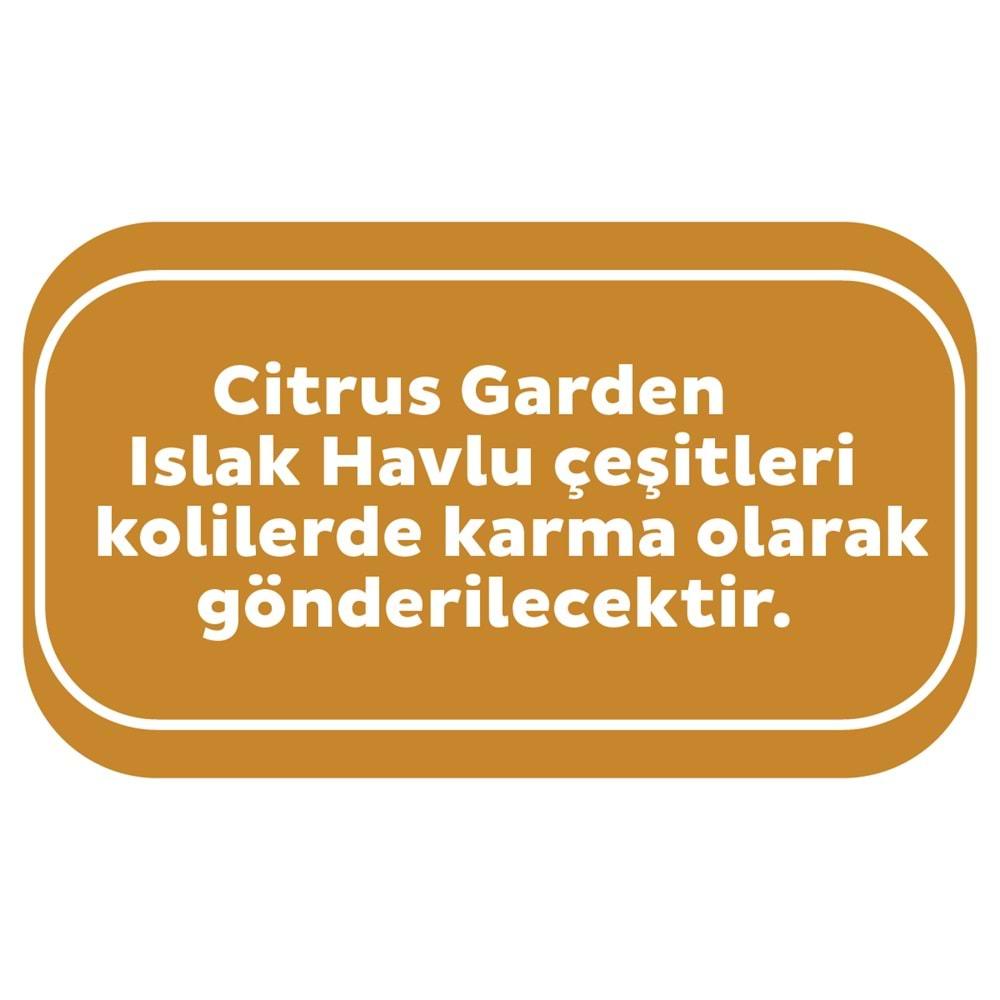 Sleepy Islak Havlu Mendil Meyve Çeşitleri 90 Yaprak (9 Lu Set) Plastik Kapaklı (Citrus Garden)