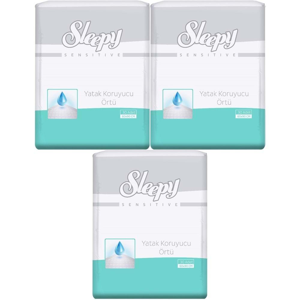 Sleepy Hasta Yatak Koruyucu 60*90CM 90 Adet (3PK*30)