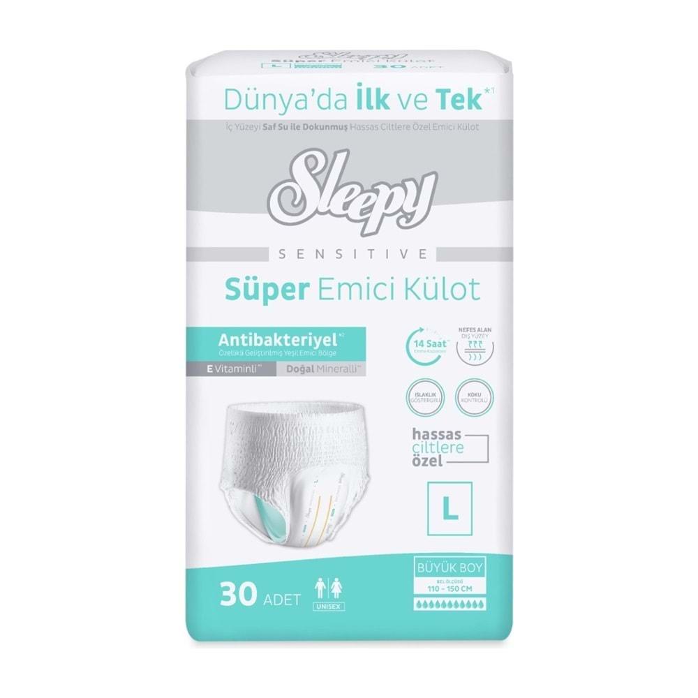 Sleepy Hasta Bezi Yetişkin Emici Külot L - Büyük - Large 120 Adet (4PK*30)