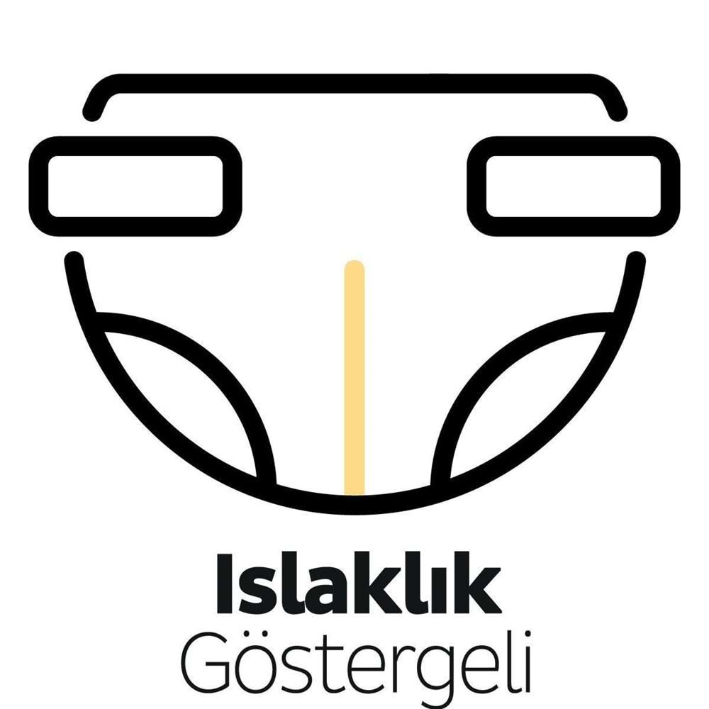 Sleepy Bebek Bezi Naturel Beden:5+ (13-20Kg) Junior Plus 104 Adet Ekonomik Fırsat Pk