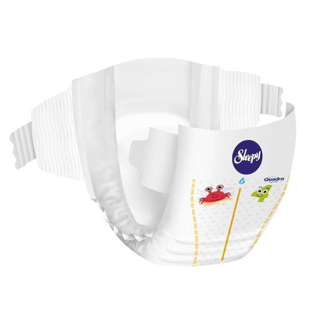 Sleepy Bebek Bezi Extra Beden:4 (7-16Kg) Maxi 576 Adet Ekstra Ultra Pk (6PK*96)