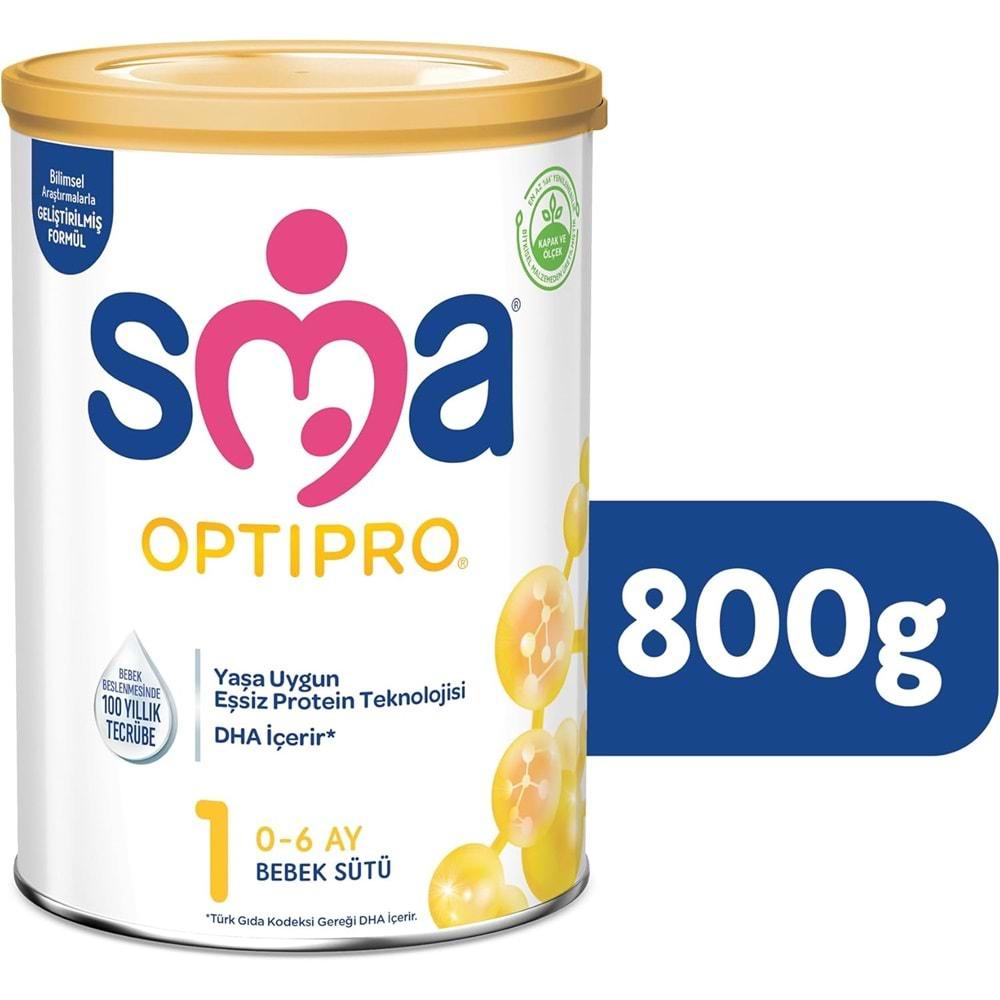 Sma Optipro 800GR No:1 Bebek Sütü (0-6 Ay) (4 Lü Set)