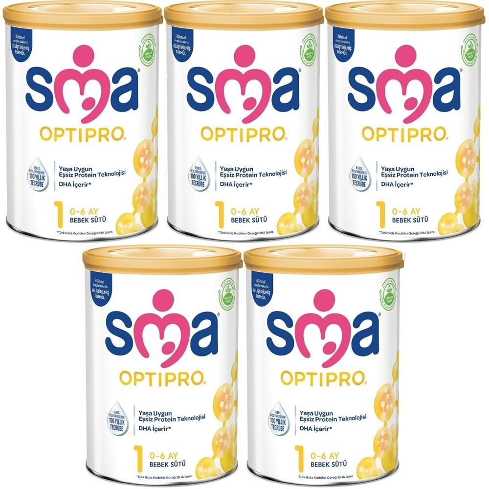 Sma Optipro 800GR No:1 Bebek Sütü (0-6 Ay) (5 Li Set)