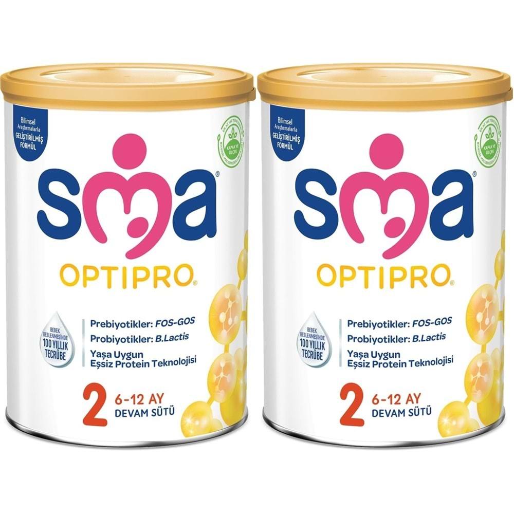 Sma Optipro 800GR No:2 Devam Sütü (6-12 Ay) (2 Li Set)