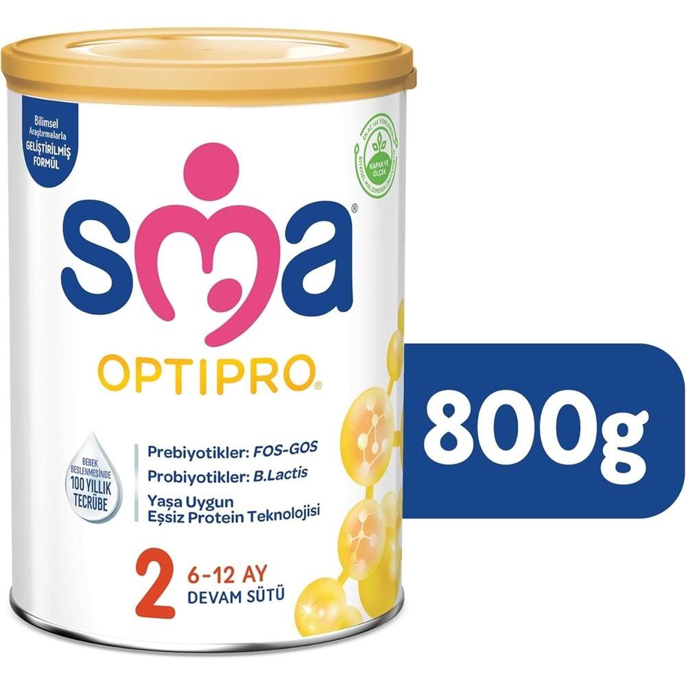 Sma Optipro 800GR No:2 Devam Sütü (6-12 Ay) (2 Li Set)