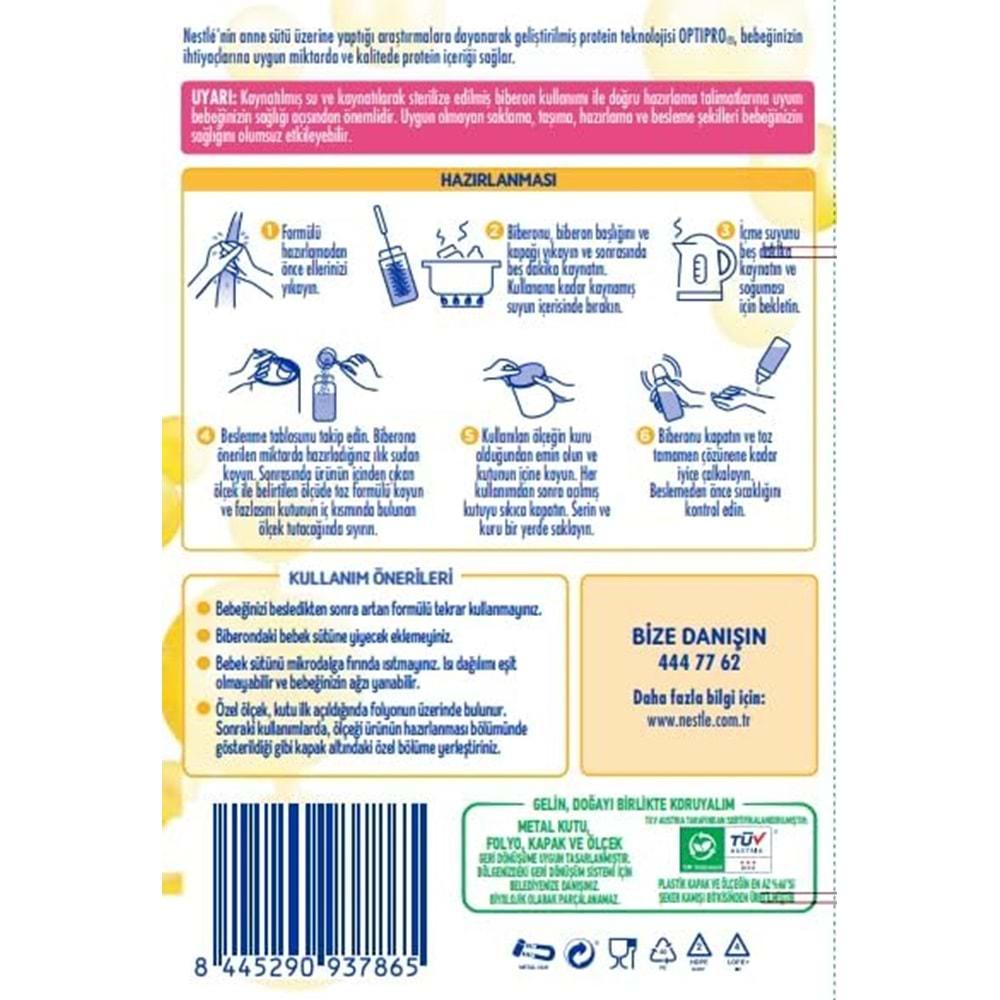 Sma Optipro 400GR No:1 Bebek Sütü (0-6 Ay) (2 Li Set)