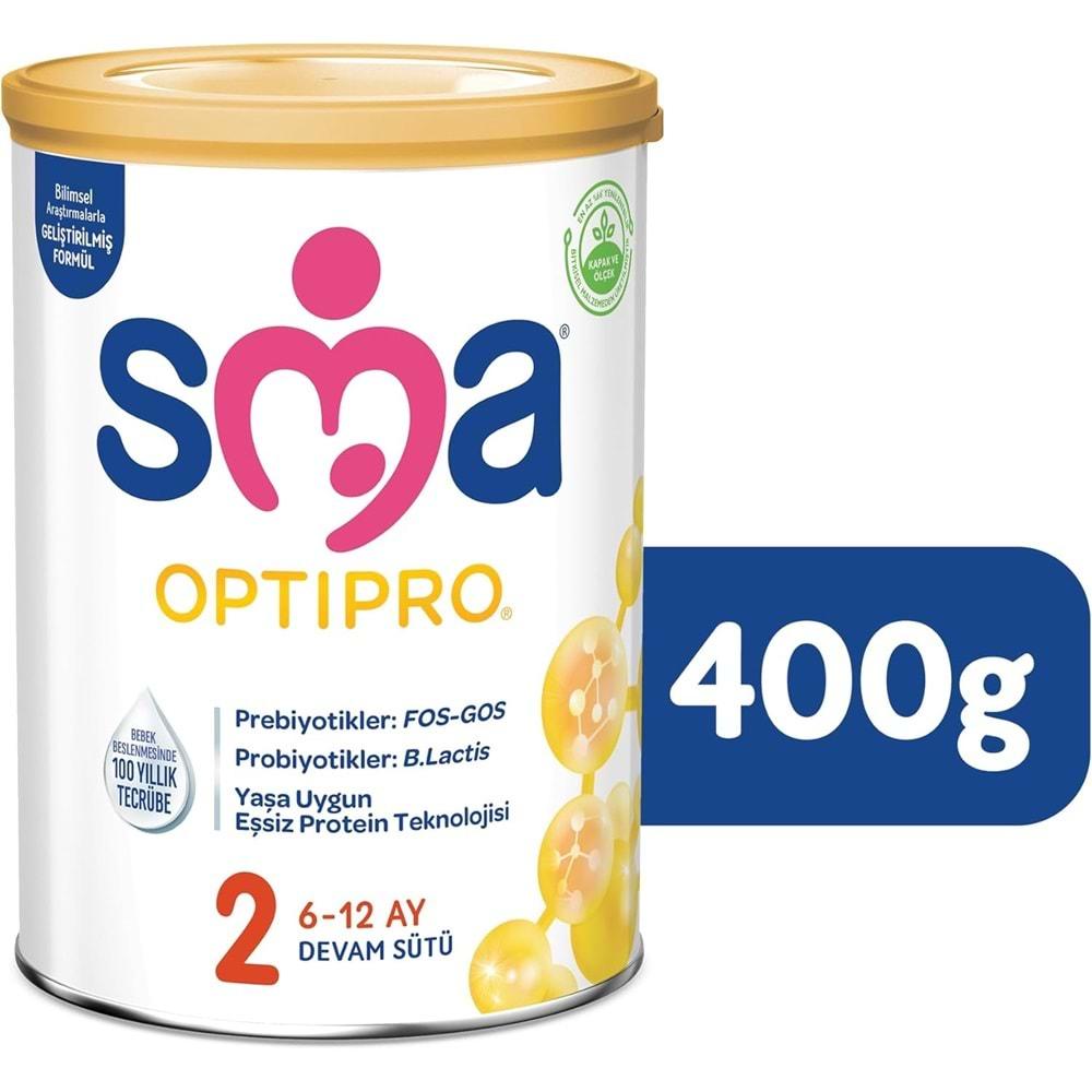 Sma Optipro 400GR No:2 Devam Sütü (6-12 Ay) (2 Li Set)