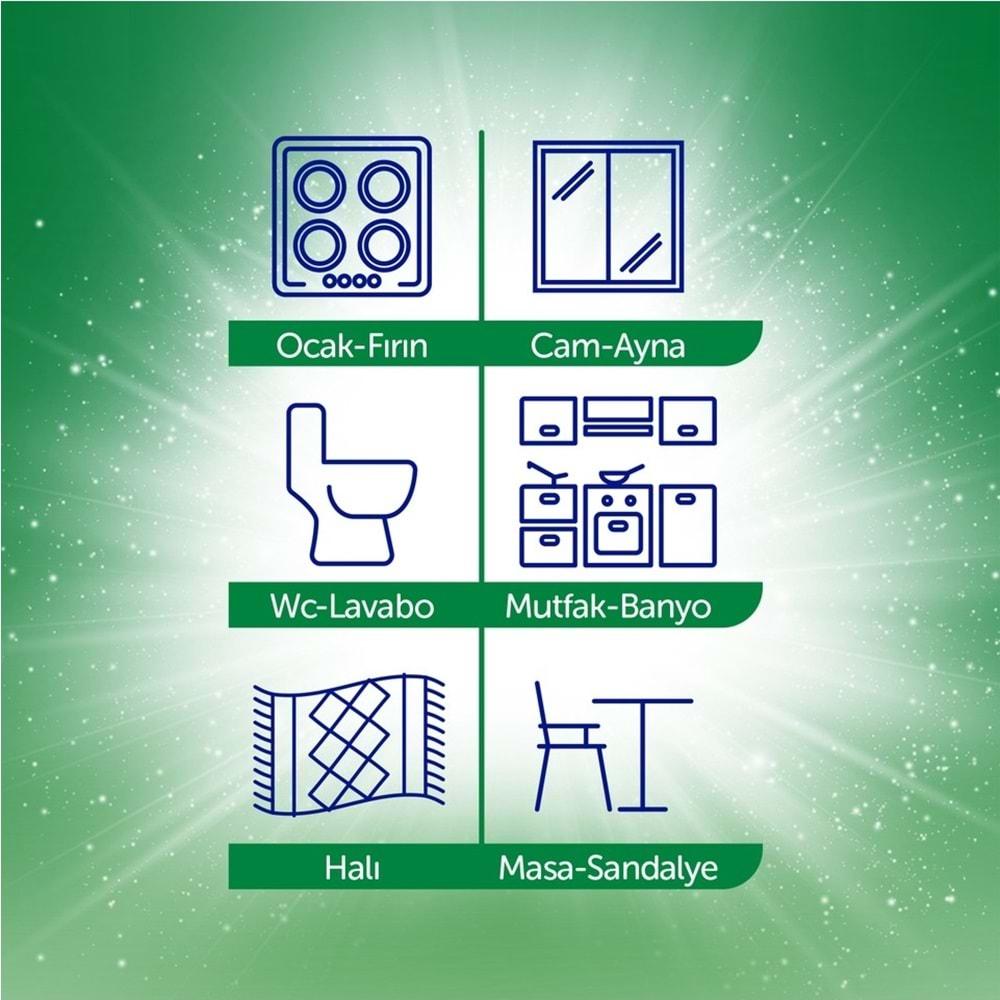 Solo Yüzey Temizlik Havlusu - Mendili 100 Yaprak Okaliptus & Çam Esintisi (4 Lü Set) 400 Yaprak