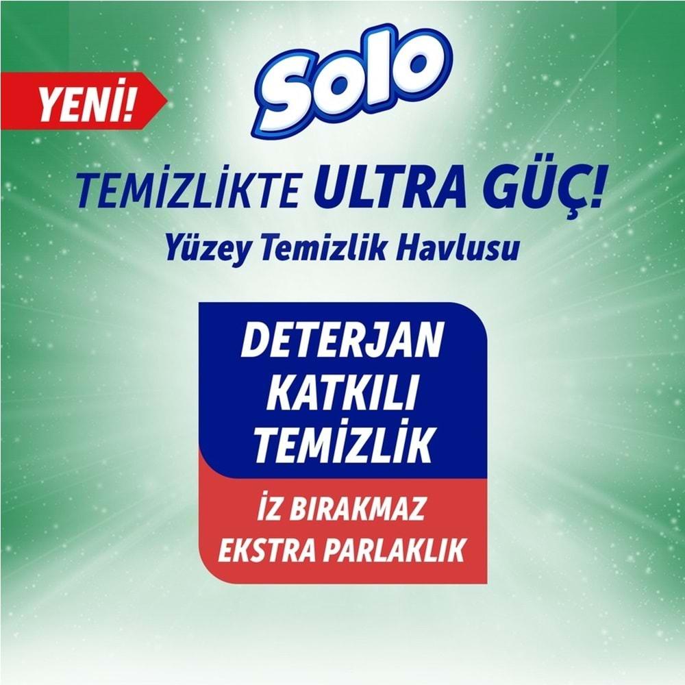 Solo Yüzey Temizlik Havlusu - Mendili 100 Yaprak Limon & Portakal Tazeliği (3 Lü Set) 300 Yaprak