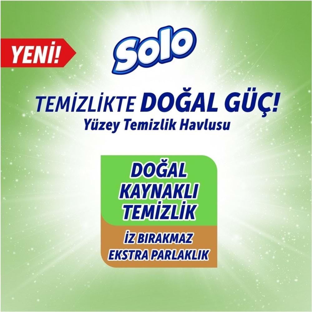 Solo Yüzey Temizlik Havlusu (Beyaz Sabun/Sedir/Okaliptus/Limon) (Karma 12 Li Set) 1200 Yaprak