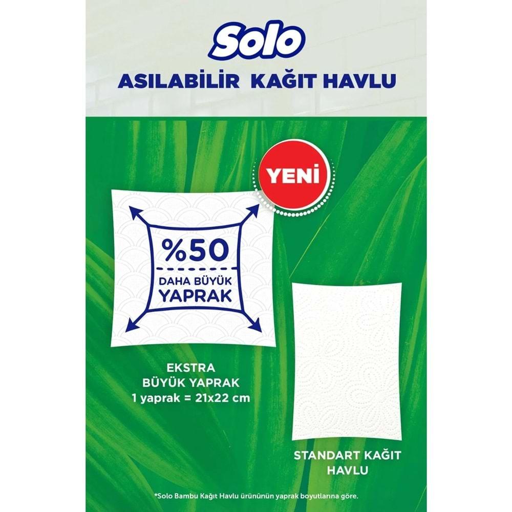 Solo Asılabilir Kağıt Havlu 1 Paket (1PK= 7 Rulo) Hijyenik ve Pratik Kullanım İçin Uygun (3 Lü Set)