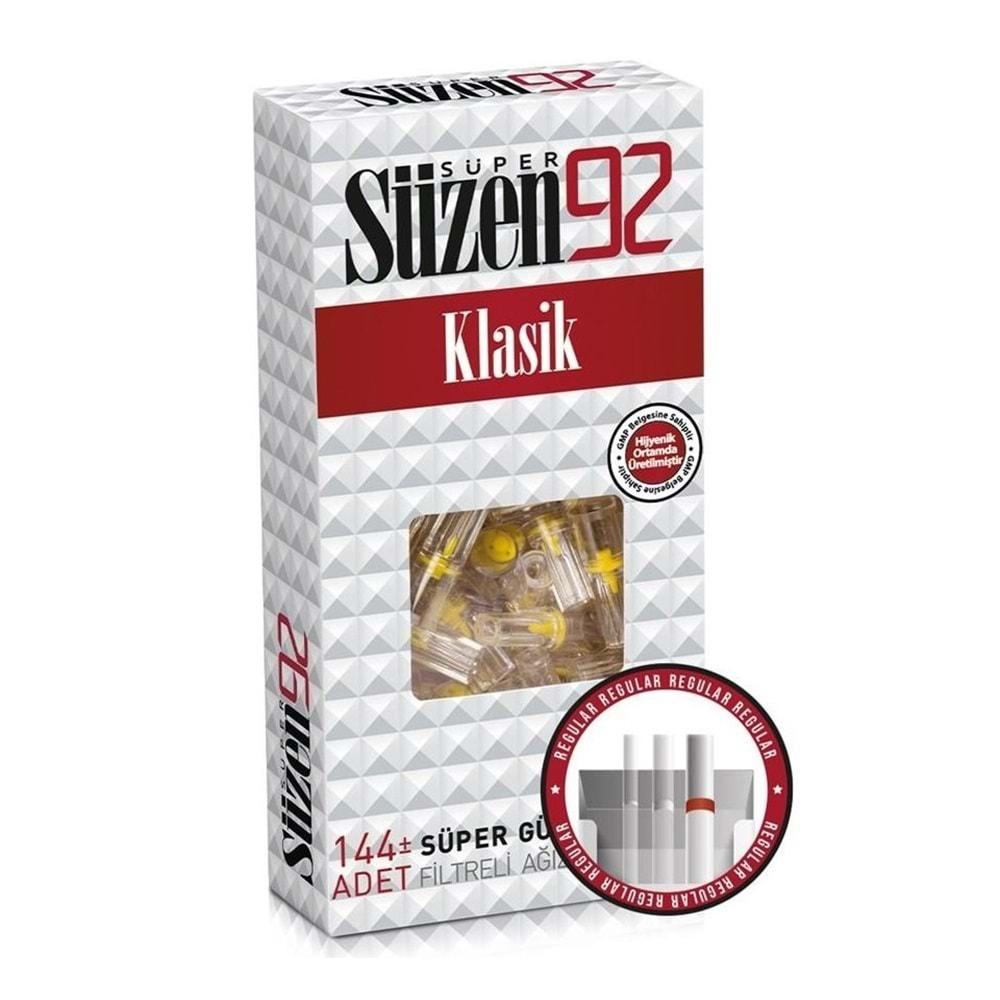 Süzen92 Klasik Sigara Ağızlık Filtresi 2592 Adet Fırsat Pk Kutu (18PK*144)