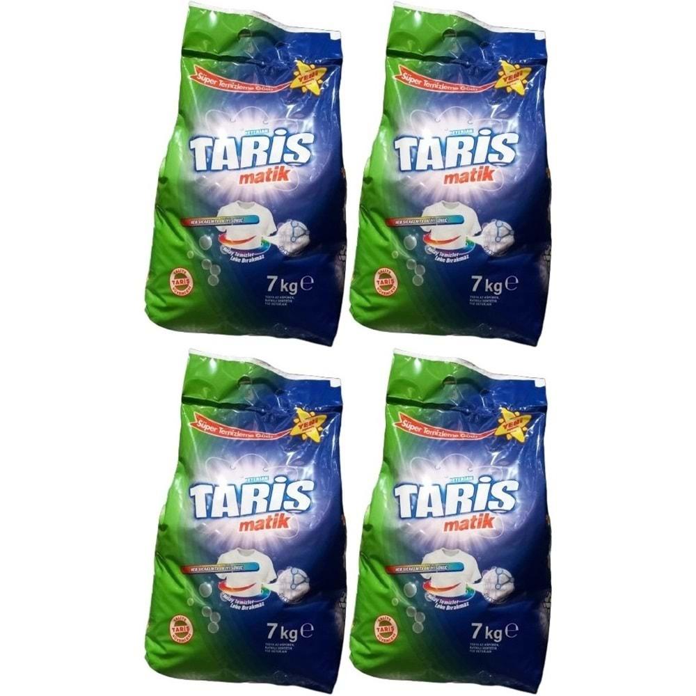 Tariş Matik Toz Çamaşır Deterjanı 28KG Renkli ve Beyazlar için (4PK*7KG) (212 Yıkama)