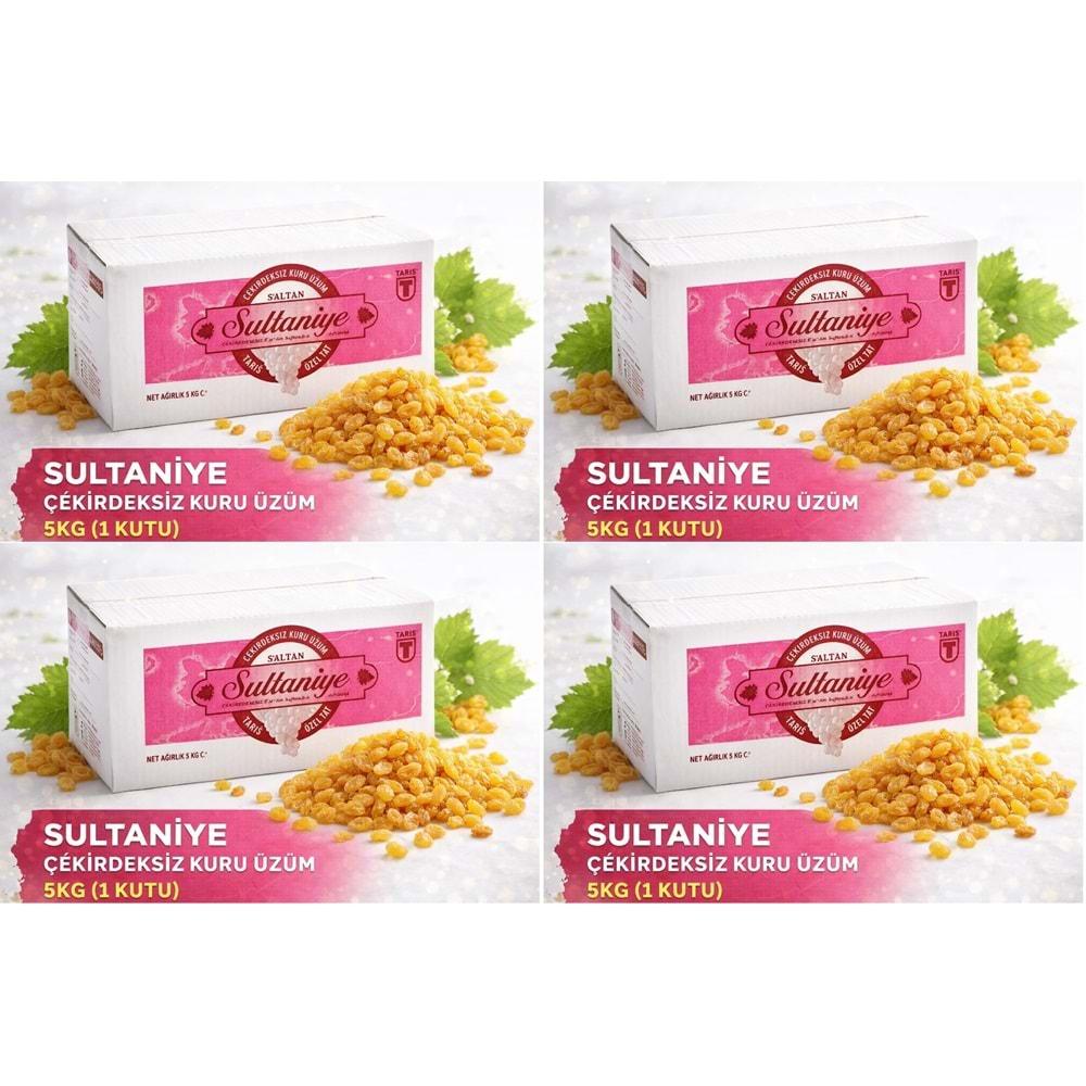 Tariş Sultaniye Çekirdeksiz Kuru Üzüm 20KG (4PK*5KG)