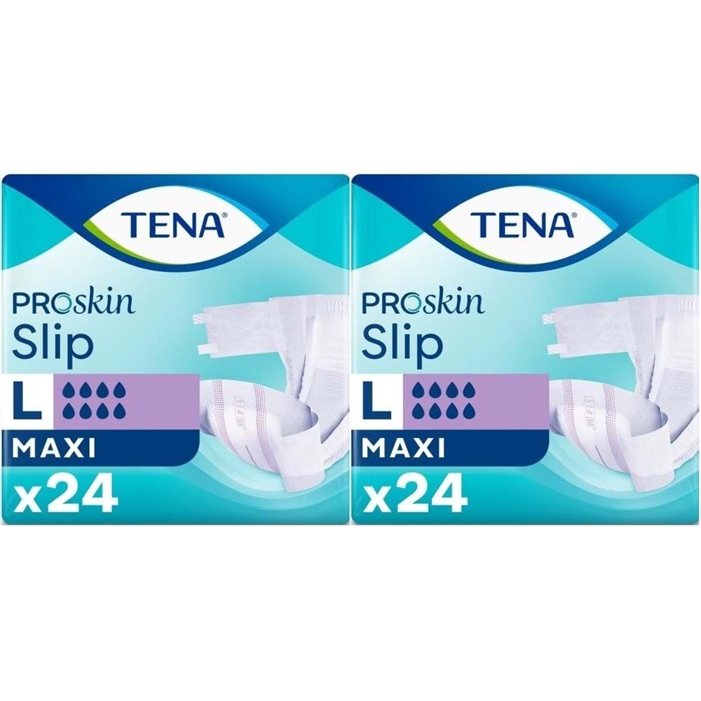 Tena Proskin Slip Maxi Bel Bantlı Yetişkin Bezi L - Büyük - Large 48 Adet