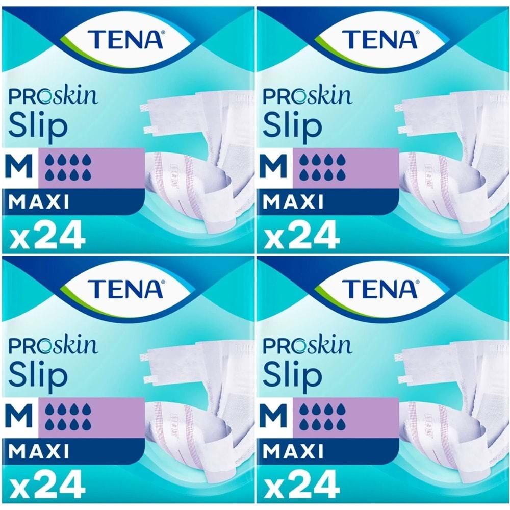 Tena Proskin Slip Maxi Bel Bantlı Yetişkin Bezi M - Orta - Medium 96 Adet