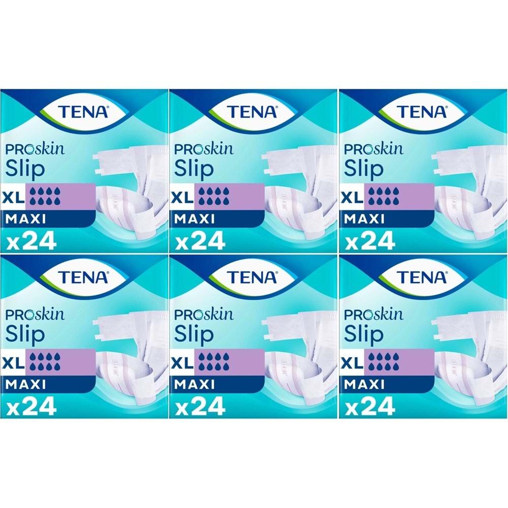 Tena Proskin Slip Maxi Bel Bantlı Yetişkin Bezi XL - Ekstra Large - Extra Large 144 Adet